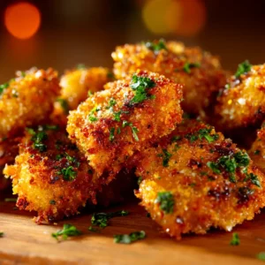Ingredients for baked ranch chicken breast, including chicken breasts, Panko, ranch seasoning, and butter, laid out on a countertop.