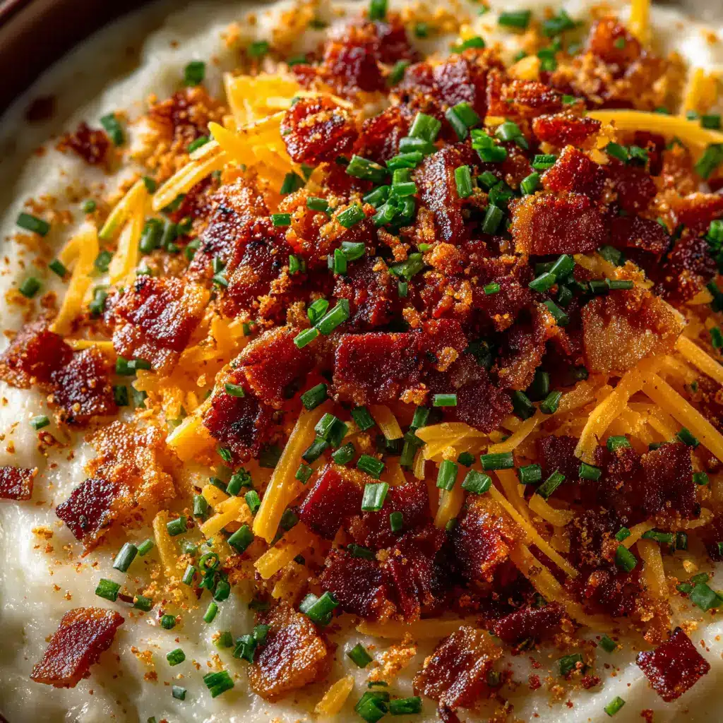 Loaded Potato Soup: The Ultimate Comfort Food Recipe 1 A spoonful of loaded potato soup being lifted from a bowl, showcasing the bacon, cheese, and potato chunks.