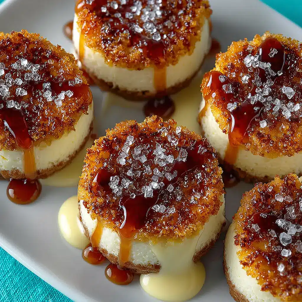 Crème Brûlée Cheesecake Cupcakes: The Ultimate Dessert Mashup 2 A single vanilla bean cheesecake cupcake before the brûlée topping is added, showcasing its smooth and creamy texture.
