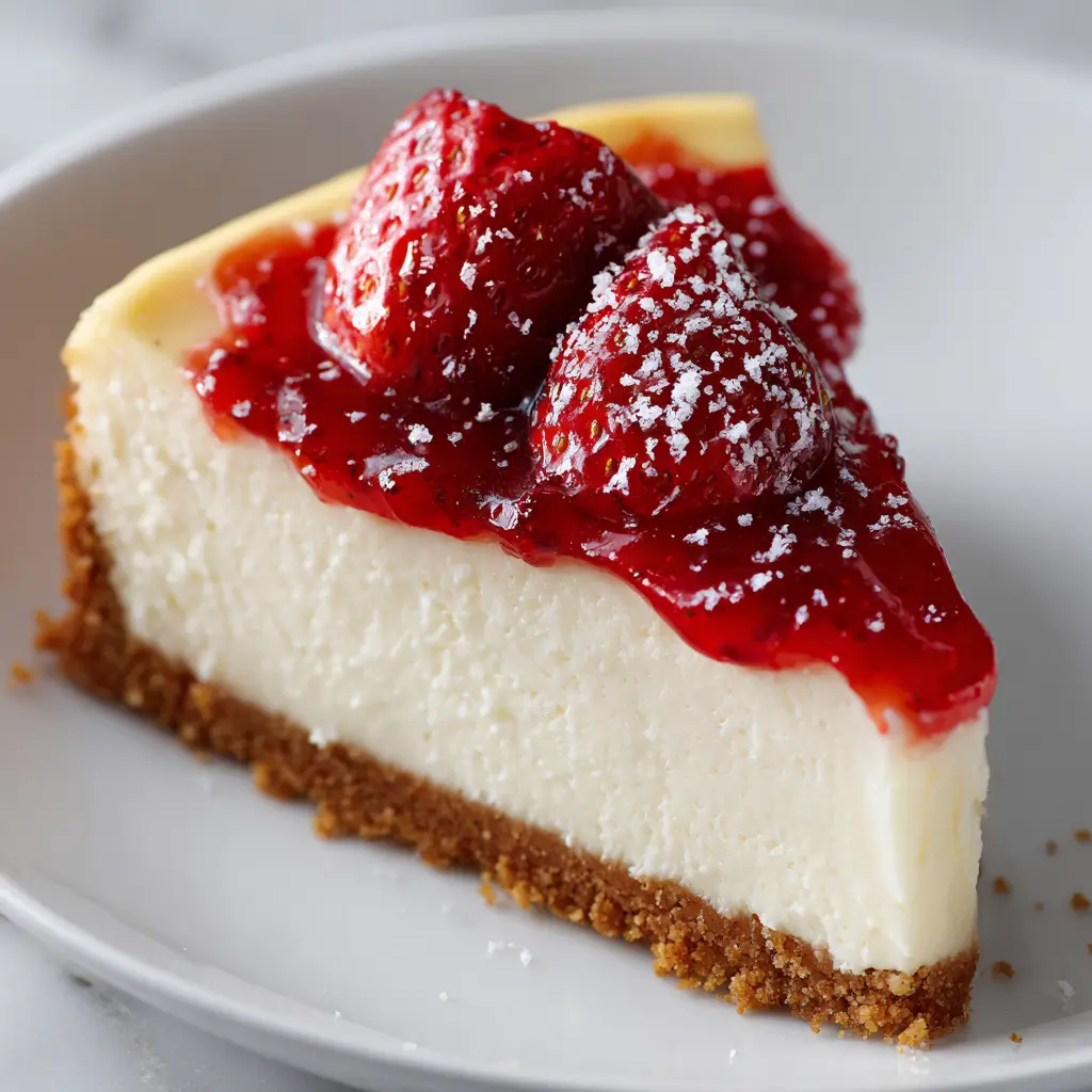 A close-up slice of the finished 3-ingredient yogurt cake on a plate, showcasing its moist and tender crumb.