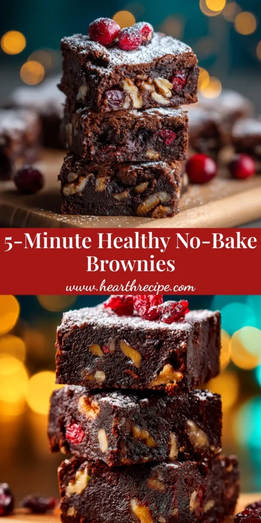 Vegan No-Bake Brownies: The Easiest Fudgy Treat 3 An overhead shot of rich, fudgy vegan no-bake brownies cut into squares on a piece of parchment paper, ready to be shared.