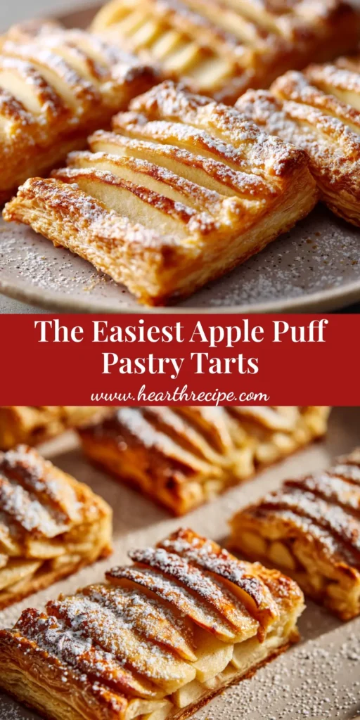 Apple Puff Pastry (The Easiest Fancy Dessert) 4 Easy Apple Puff Pastry recipe with a simple glaze. This quick and delicious dessert is perfect for fall baking, holidays, and family treats! A must-try for puff pastry lovers.