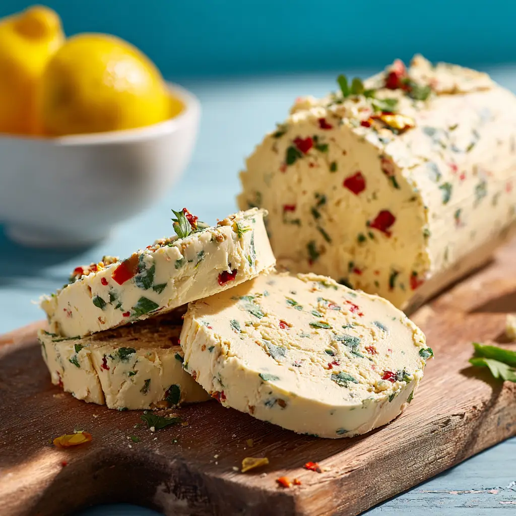 Cowboy Butter Recipe (The Ultimate Dipping Sauce) 1 A bowl of melted Cowboy Butter sauce, perfect for dipping, garnished with fresh herbs.