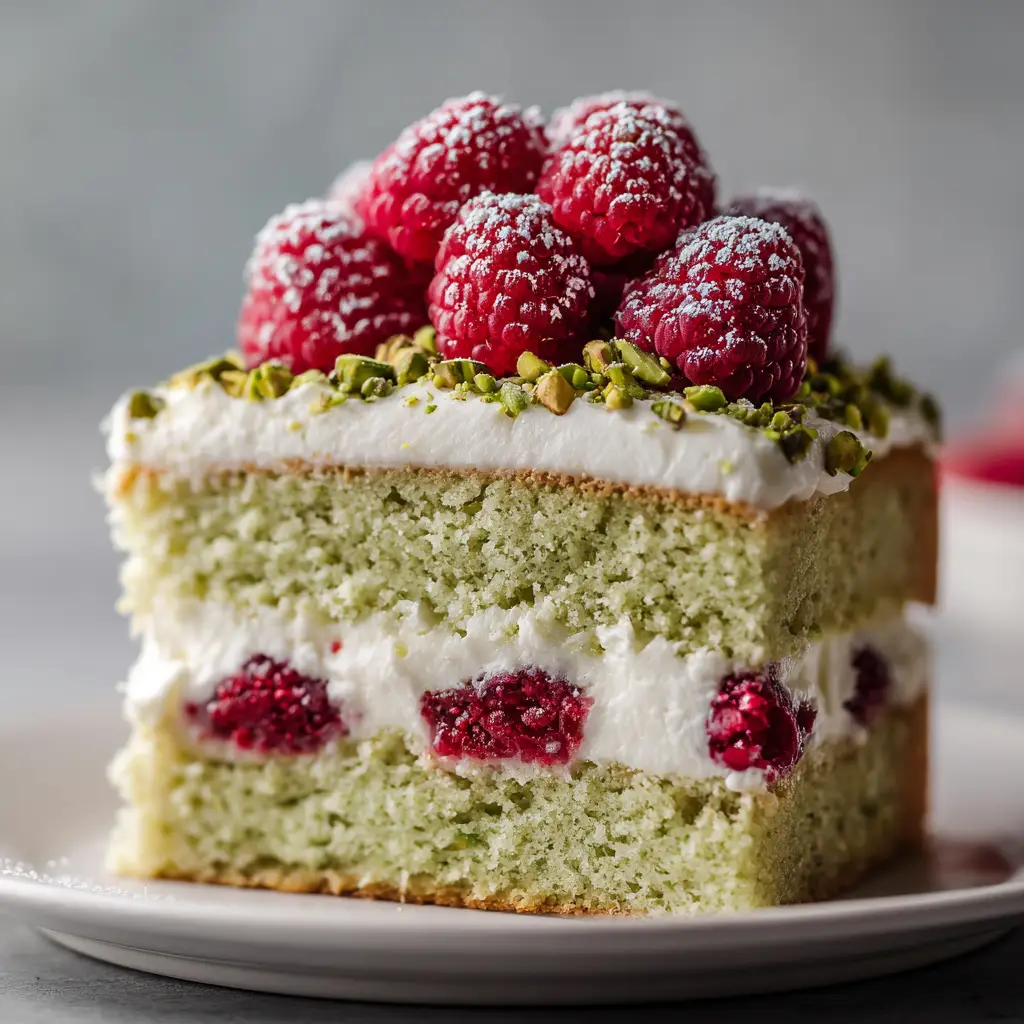 Pistachio Raspberry Cake: The Perfect Balance of Nutty & Tart 1 The ingredients for the pistachio cake recipe laid out, including flour, eggs, pistachios, and buttermilk.