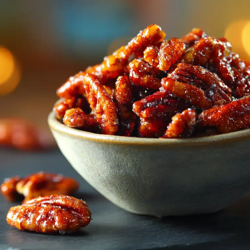 Praline Crunch Recipe (That's Actually Easy!) 1 A piece of praline crunch being broken to show its brittle, crunchy interior. A perfect example of this homemade candy recipe.