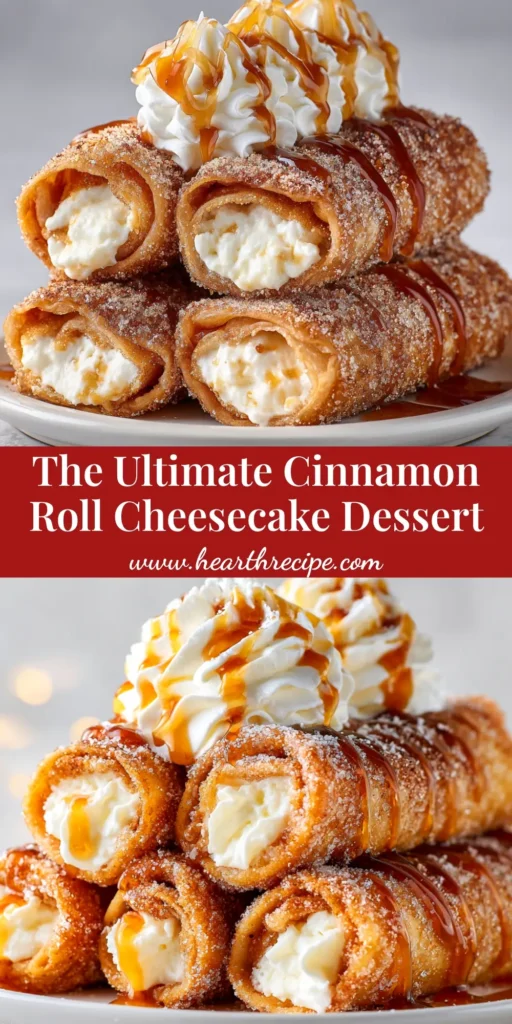 A delicious Cinnamon Roll Cheesecake Chimichanga cut in half to show the creamy filling, resting on a plate with extra cinnamon sugar.