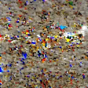 An extreme close-up of hearty beef goulash in a rustic white bowl, highlighting the tender beef and thick, creamy sauce.