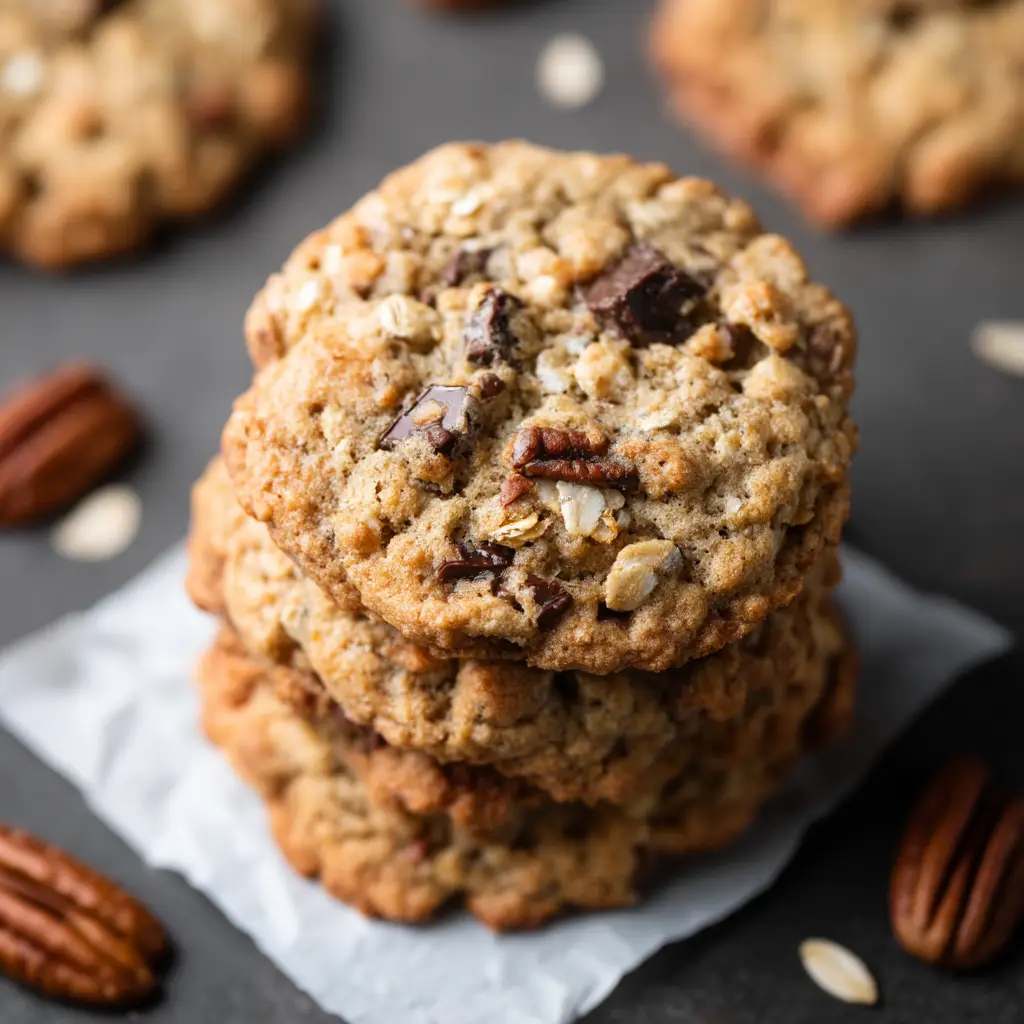 Gluten-Free Oatmeal Cookies: The Ultimate Chewy & Easy Recipe 1 A close-up of the gluten-free oatmeal cookie dough being mixed in a bowl before baking.