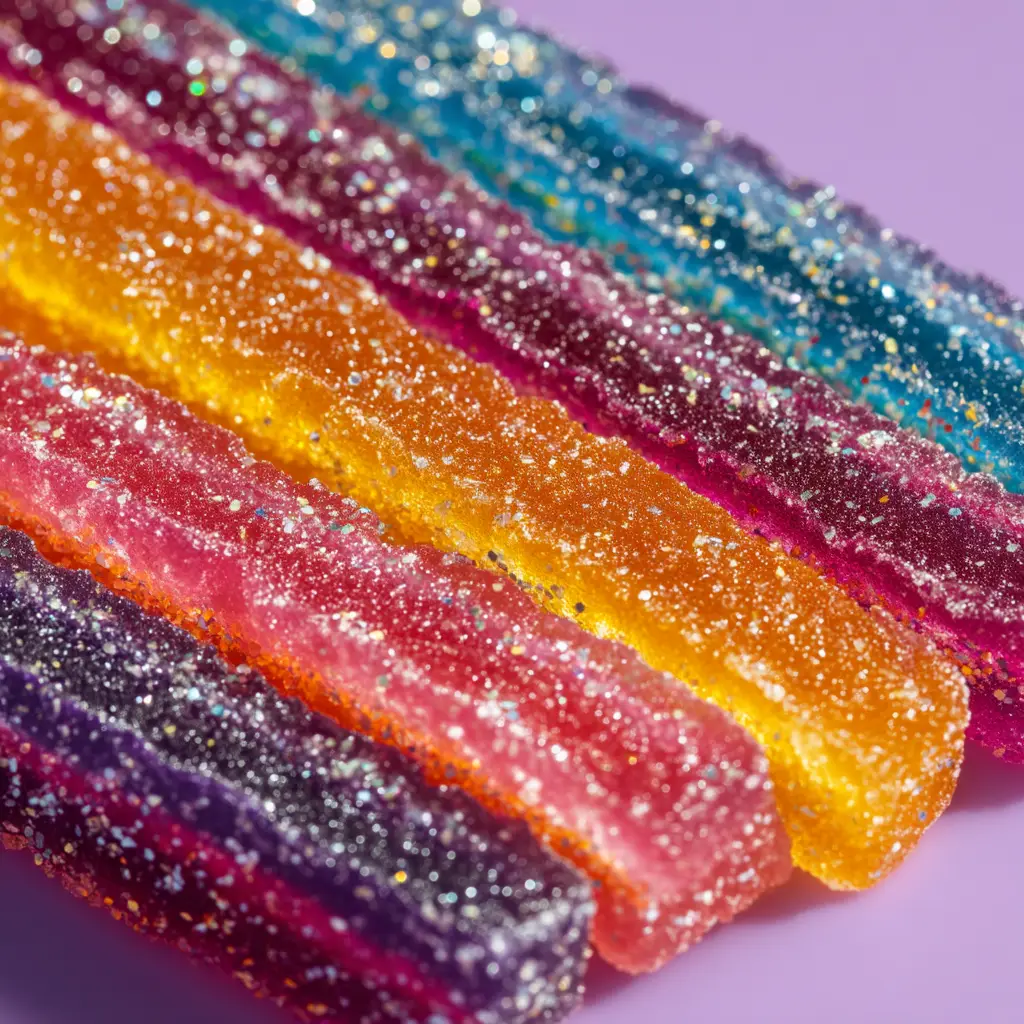 Tequila Gummy Recipe (That's Actually Delicious!) 1 A colorful pile of margarita gummy candies, a fun variation of the classic tequila gummy recipe.