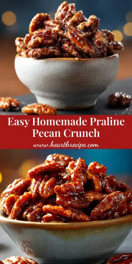 Praline Crunch Recipe (That's Actually Easy!) 4 A beautiful flat lay of homemade praline crunch recipe pieces on parchment paper, perfect for a crunchy, sweet topping.