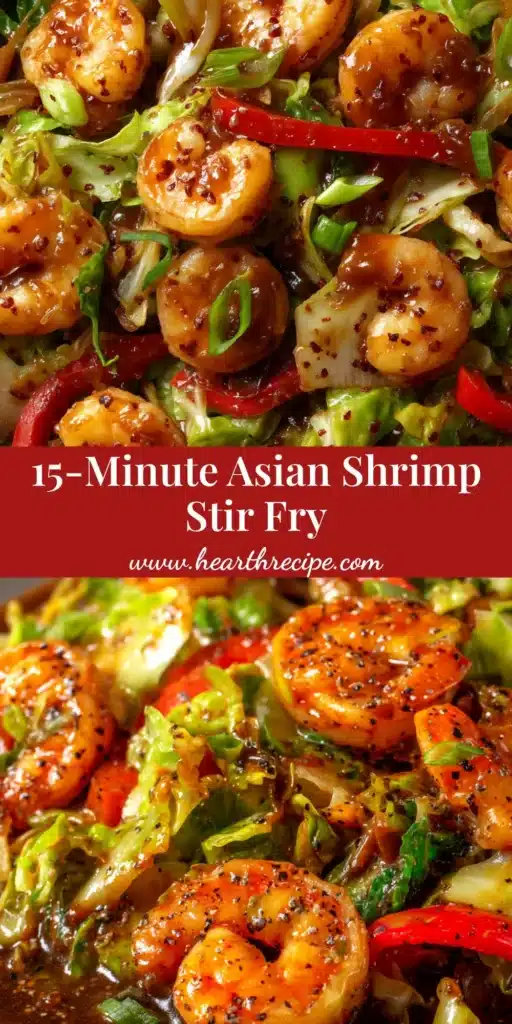 A top-down view of a delicious Shrimp and Cabbage Stir Fry in a white bowl, garnished with fresh green onions. The perfect quick and healthy weeknight dinner.