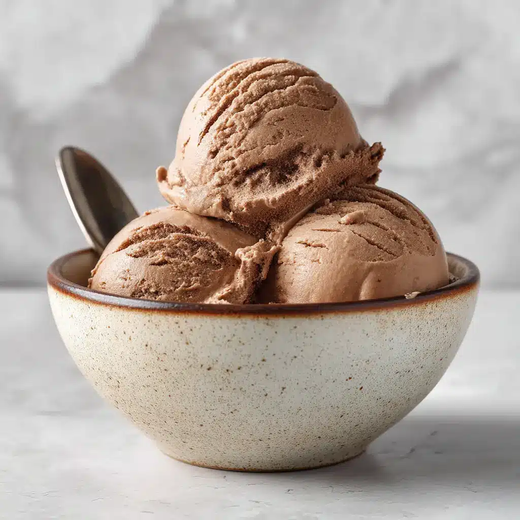 Coffee Gelato Recipe (Authentic & Creamy) 1 The smooth, coffee-infused custard base for the gelato being strained through a fine-mesh sieve into a glass bowl.