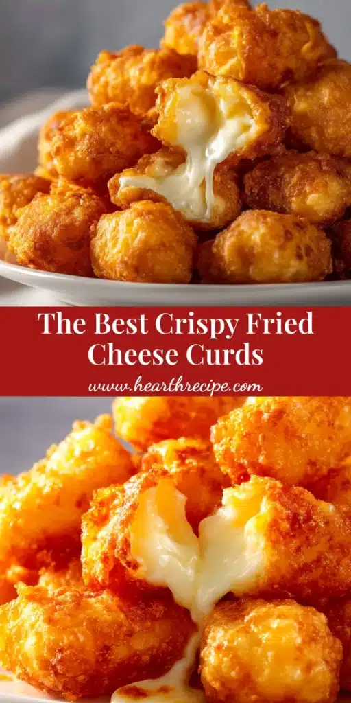 A heaping bowl of perfectly golden-brown fried cheese curds from our easy fried cheese curds recipe, ready to be shared.