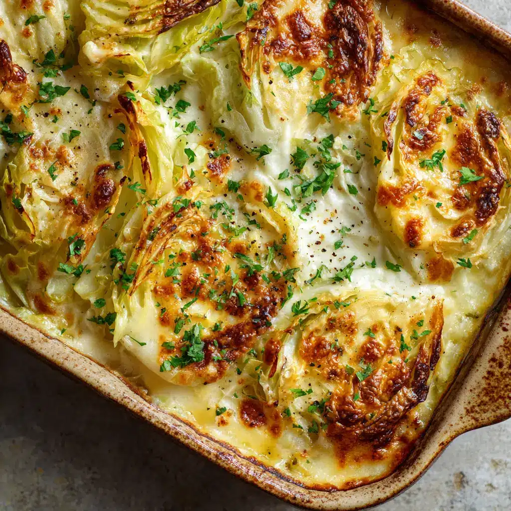 Surface features crispy, browned, charred cheese edges lightly garnished with finely chopped fresh green parsley and coarse black pepper.