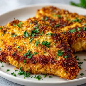 Top view of raw chicken breasts coated in mayonnaise and Dijon mustard binder, sitting next to fresh ingredients.